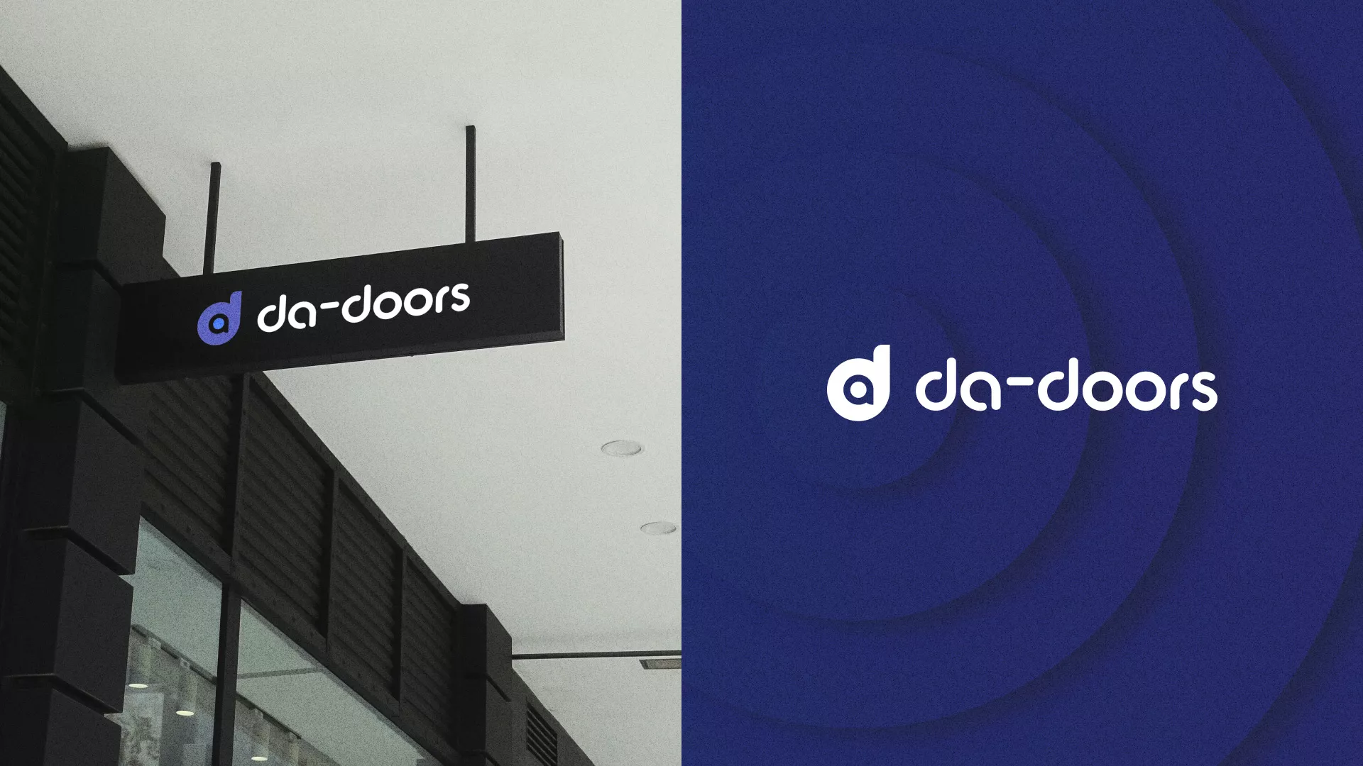 Разработка логотипа компании по продаже дверей в Пересвете